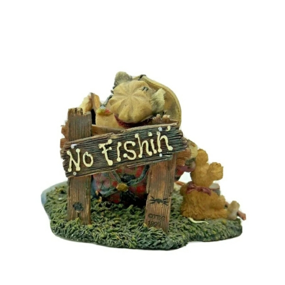 BNIB BOYDS BEARS Opie Baithhook with Barney...Catch of the day. - Picture 4 of 4